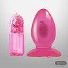 Crystal Anal Butt Plug Vibrating AD-013