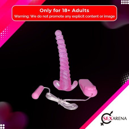 Crystal Jellies Pink Anal Starter Dildo AD-026