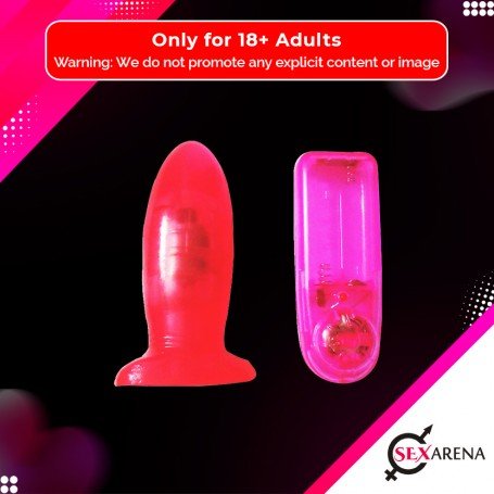 Crystal Anal Butt Plug Vibrating AD-013