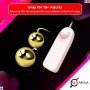 Multi Speed Golden Ben Wa Vibrating Balls Anal Vaginal BV-013
