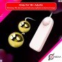 Multi Speed Golden Ben Wa Vibrating Balls Anal Vaginal BV-013