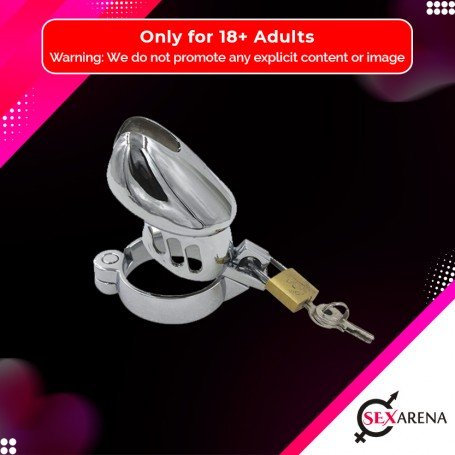 3 Size Metal Male Chastity Device Belt Cock Cages BDSM-022