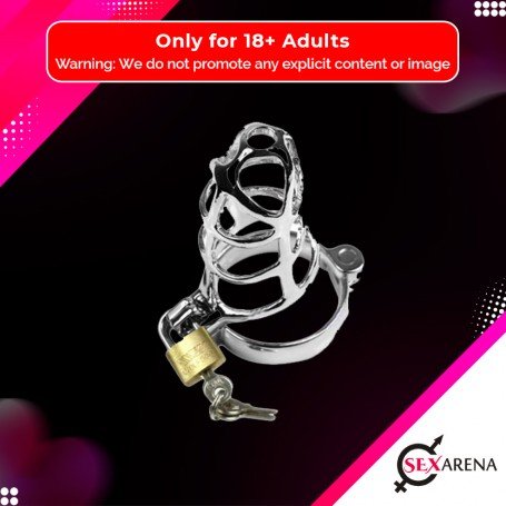 Chastity Steel Lock Device for Men BDSM-010