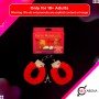 Fetish Fantasy Beginner's Furry Cuffs in Red BDSM-004