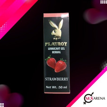 Playboy Lubricant Water Based Gel - Strawberry Flavoured CGS-034