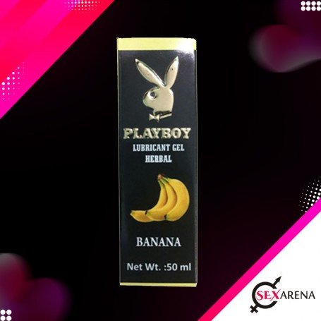 Playboy Lubricant Water Based Gel - Banana Flavoured CGS-031