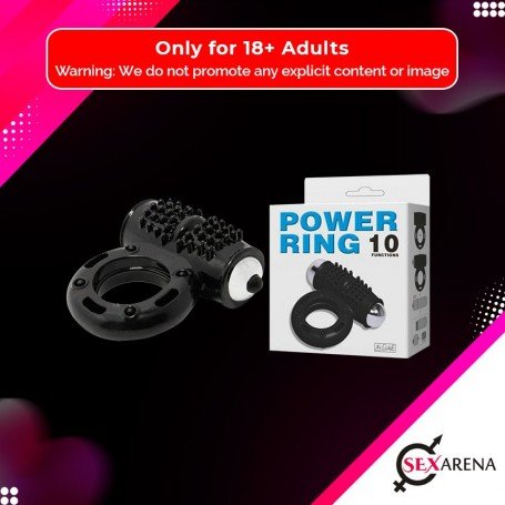 pretty love black power ring CR-021