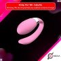 Wearable U Shape Remote Control Clitoris Luxury Vibrator LXV-030