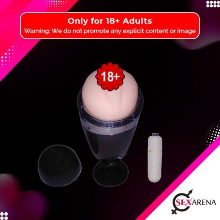 Super Pink Vibrating Male Stroker MS-047