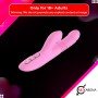 Heating 3 Layer Tongue Licking Toy Nipple Sucking Clitoris Stimulate Vibrator RV-003