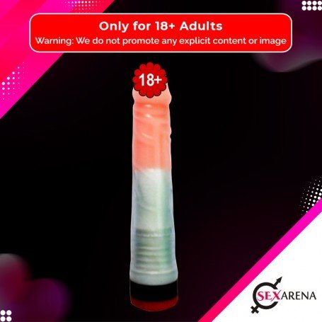 Long Tough Silicone Realistic Vibrator RSV-025