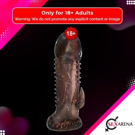 Ultra Flexible soft cock sleeve penis extender PES-017