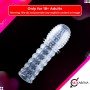 Crystal Penis Sleeve Textured Extension PES-021