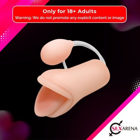 Silicone Male Masturbator with Tongue MMT-028